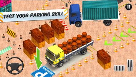 卡车停车场3D货运卡车TruckParking3DCargoTruck