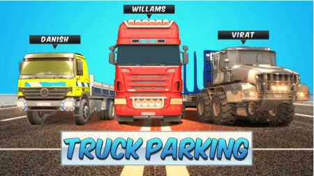 卡车停车场3D货运卡车TruckParking3DCargoTruck
