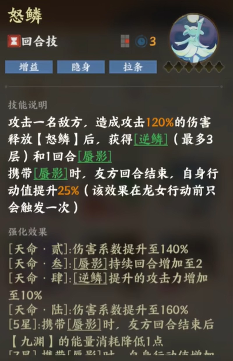 指间山海龙女技能详解