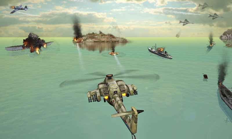 直升机空袭无限金币钻石版
