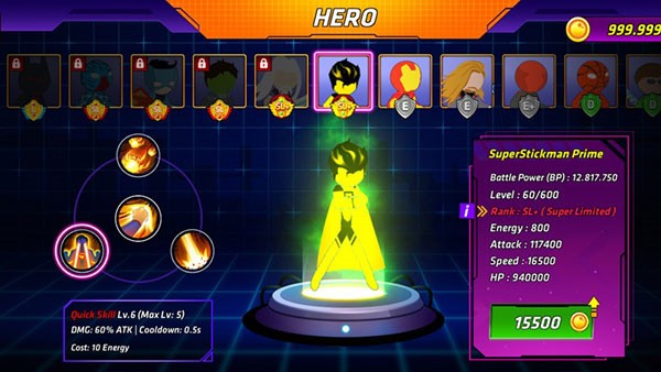 超级火柴人英雄战斗(SuperStickmanHeroes)